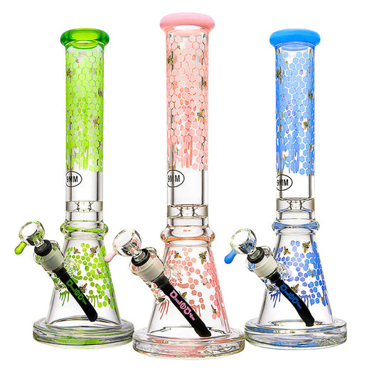 aLeaf The Honeycomb Beaker Water Pipe by Smoke Drop | Buddy Brandz | Buddy Brandz