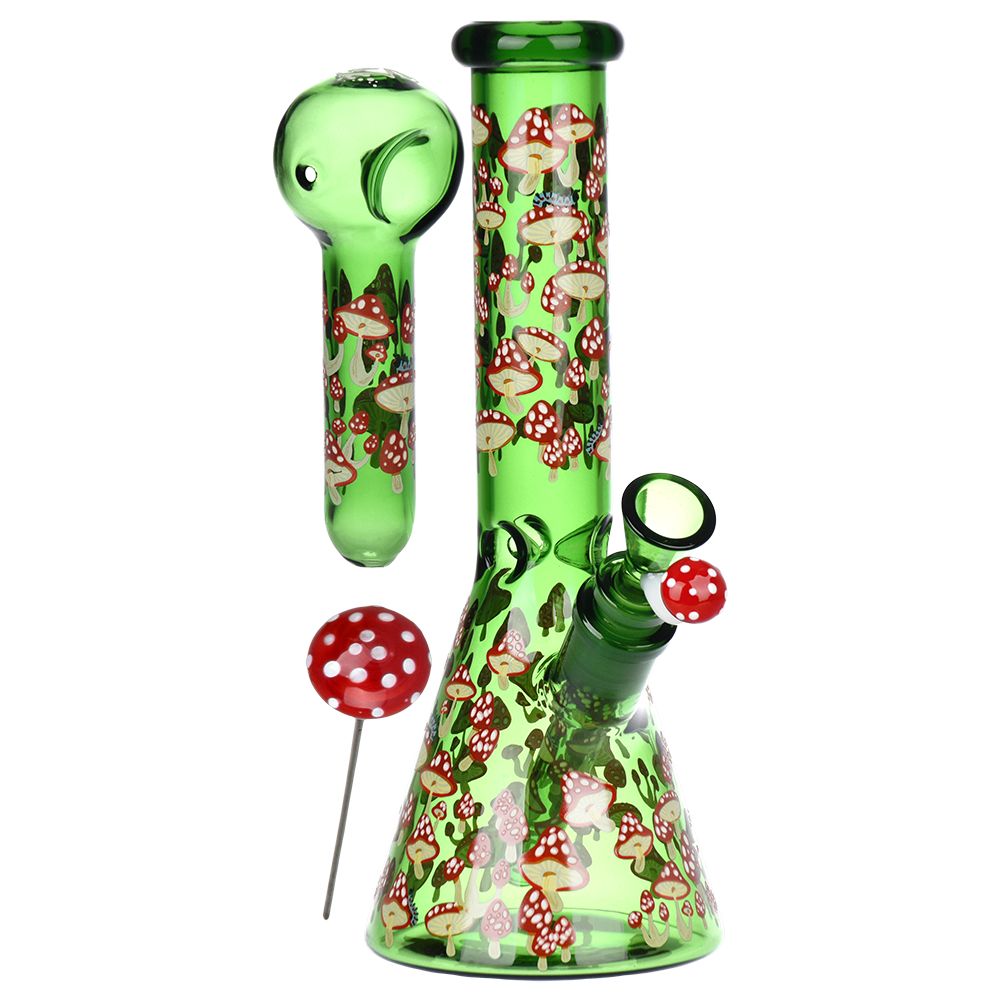 Pulsar Greatest Hits Series Glow Beaker / 10" by Smoke Drop - view 22 | Buddy Brandz