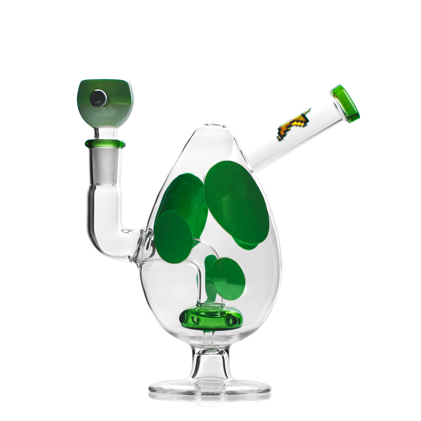 HEMPER - Spotted Egg Bong 7" by Smoke Drop - view 7 | Buddy Brandz