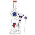Load image into Gallery viewer, Grateful Dead x Pulsar Tesseract Hypercube Glass Water Pipe by Smoke Drop | Buddy Brandz
