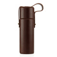 Load image into Gallery viewer, Hydrology9 Leather Carrying Case - Dark Brown by Smoke Drop | Buddy Brandz
