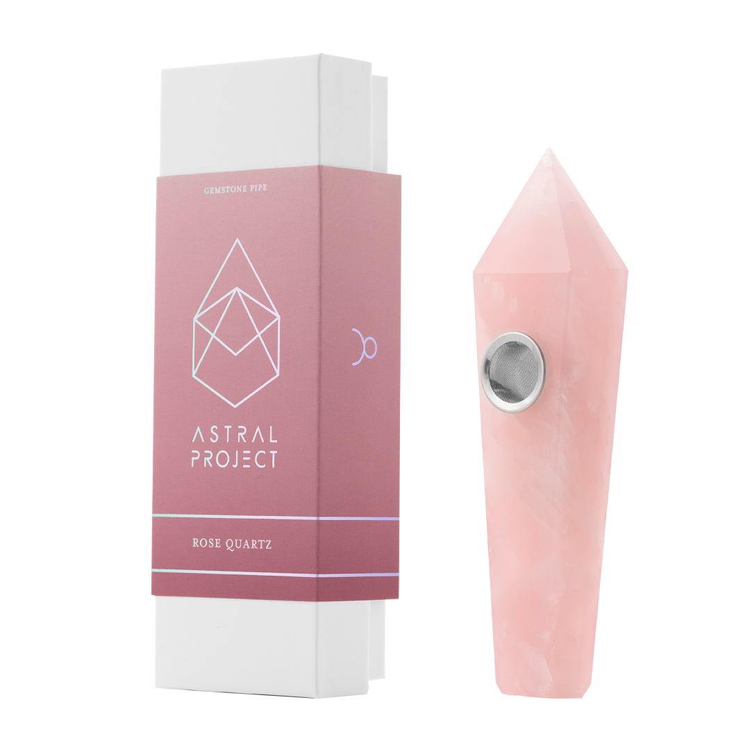 Astral Project Gemstone Pipe by Smoke Drop - view 2 | Buddy Brandz