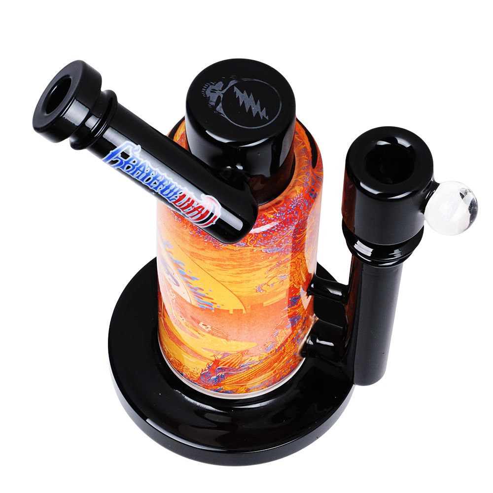 Grateful Dead x Pulsar Inside Print Water Pipe - 8.5" / Sunset Dance by Smoke Drop - view 4 | Buddy Brandz