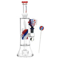 Load image into Gallery viewer, Grateful Dead x Pulsar Lightning Bolt Glass Water Pipe by Smoke Drop | Buddy Brandz
