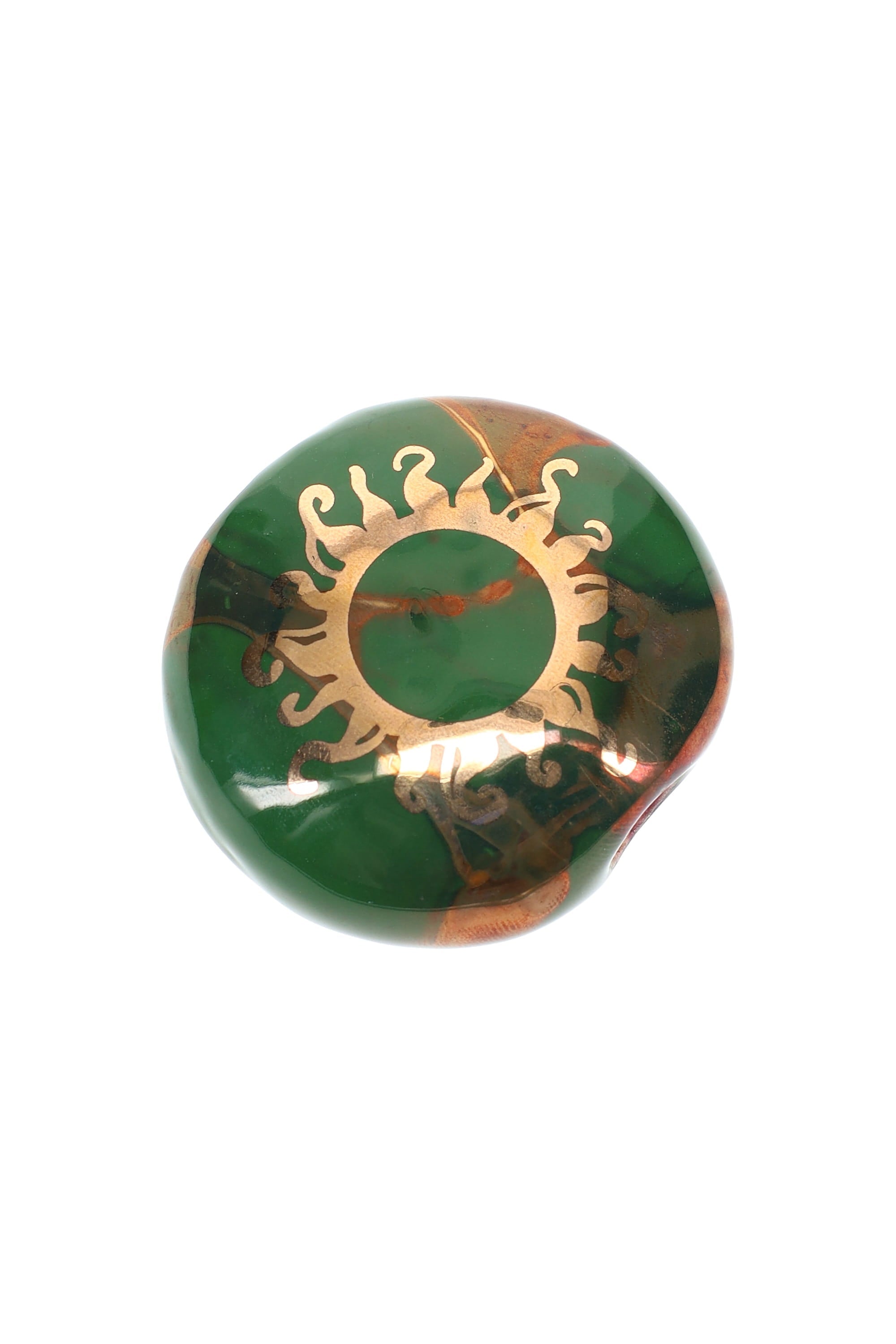 Ancient Creations Ceramics Round Smoke Stone – Made in USA by Smoke Drop - view 15 | Buddy Brandz