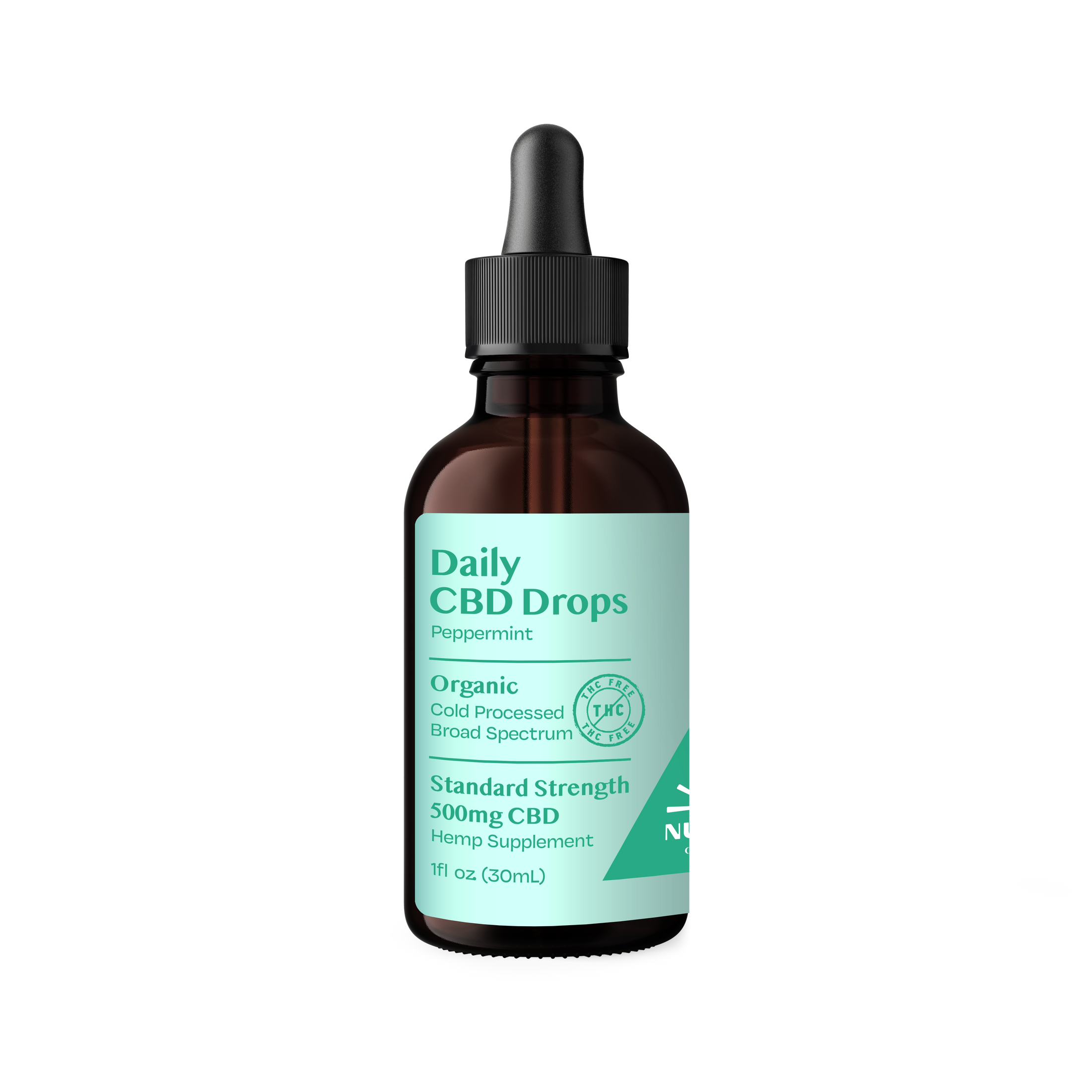 Organic CBD THC-Free Peppermint Drops 500mg - Broad Spectrum by Smoke Drop - view 2 | Buddy Brandz