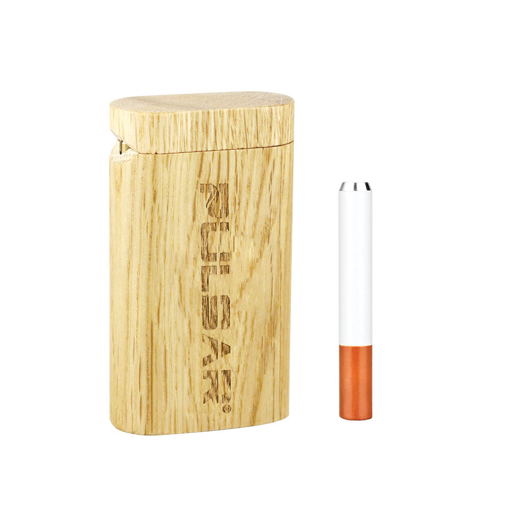 Pulsar Straight Wood Flip/Swivel Top Dugout - 3.25" / Small by Smoke Drop | Buddy Brandz