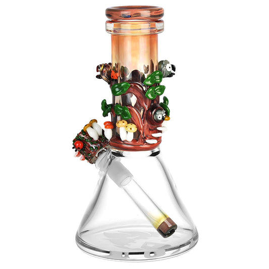 Empire Glassworks Baby Beaker Water Pipe - 8"/14mm F/Renew the Redwood by Smoke Drop - view 2 | Buddy Brandz - alternate view | Buddy Brandz