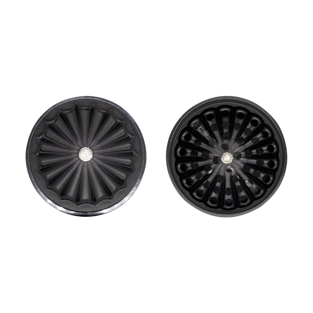 ONGROK Flower Petal Toothless Aluminum Storage Grinder | 5pc by Smoke Drop - view 9 | Buddy Brandz