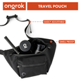 Load image into Gallery viewer, Ongrok Carbon-lined Fanny Pack / Travel Pouch by Smoke Drop - view 3 | Buddy Brandz
