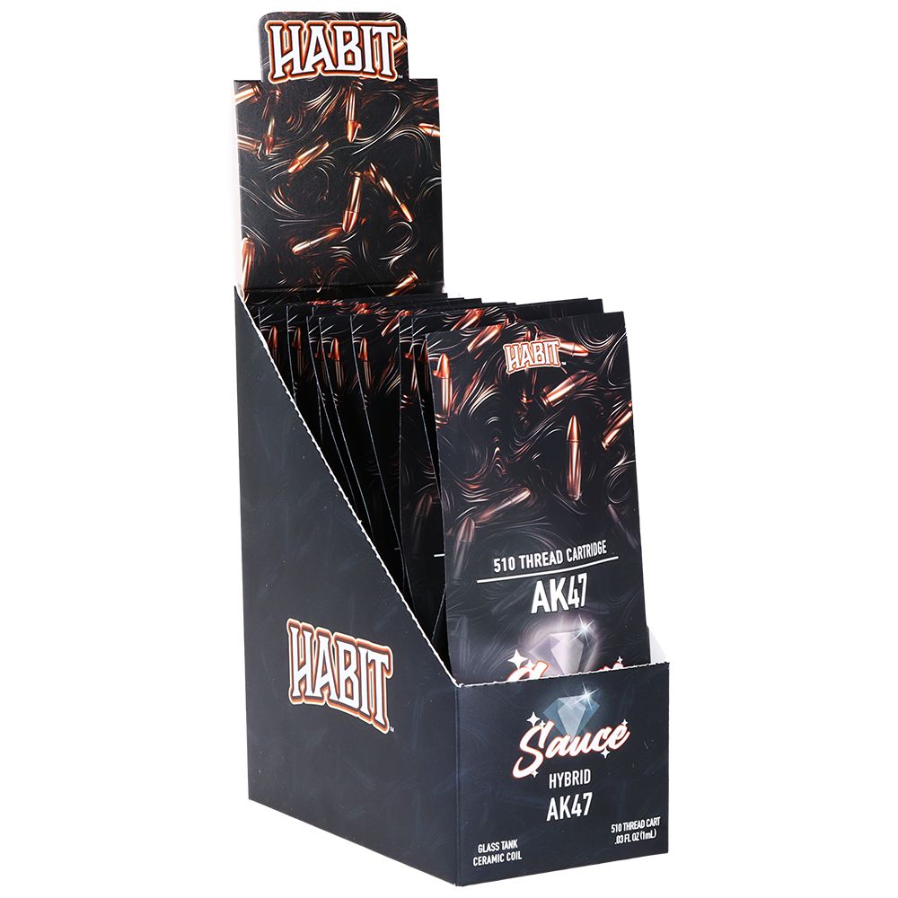 Habit THCA Sauce Ceramic Coil Cartridge | 1g | 10ct by Smoke Drop - view 4 | Buddy Brandz