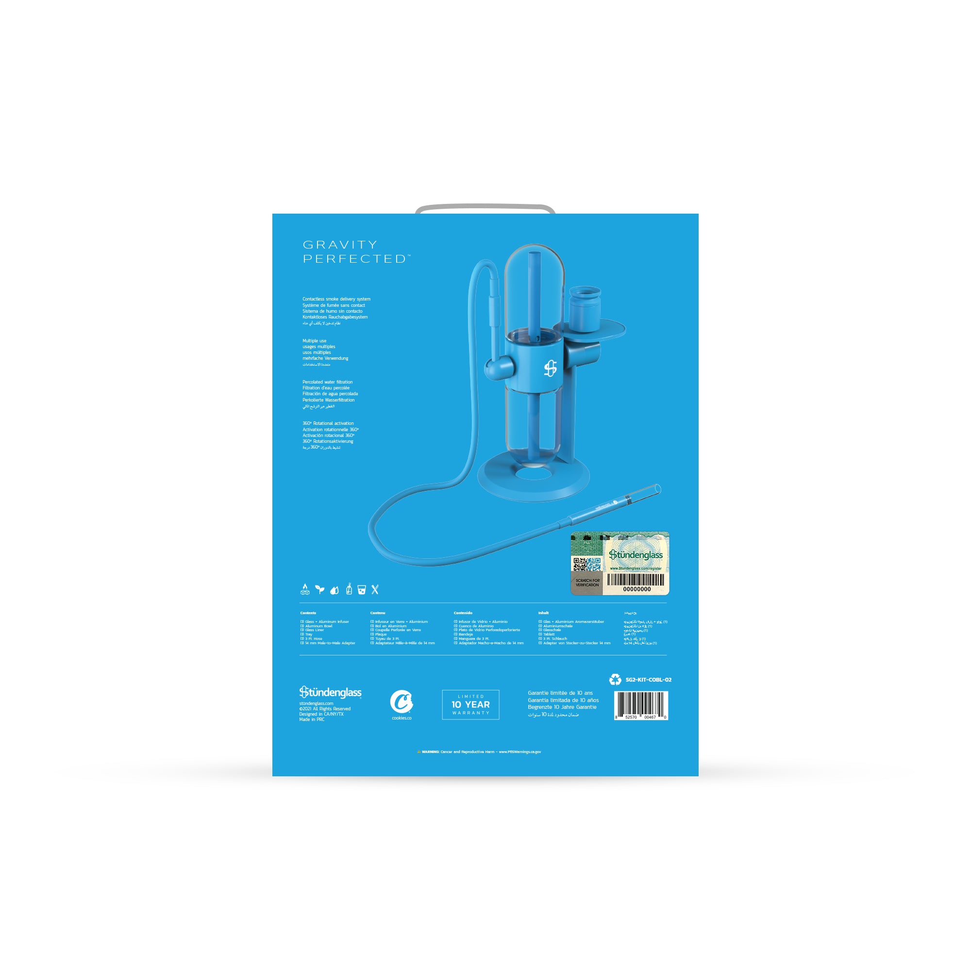 Cookies X Stündenglass Gravity Infuser by Smoke Drop - view 9 | Buddy Brandz