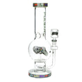 Load image into Gallery viewer, Pulsar Game Time Bubble Base Glass Water Pipe - 12.5" / 14mm F by Smoke Drop | Buddy Brandz
