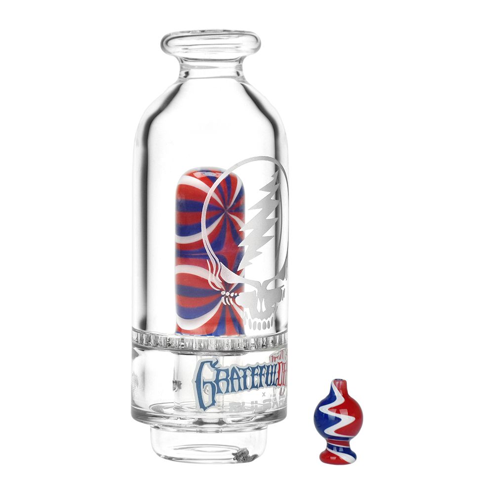 Grateful Dead x blast Stealie Attachment Set for Puffco Peak - 6" by Smoke Drop - view 2 | Buddy Brandz