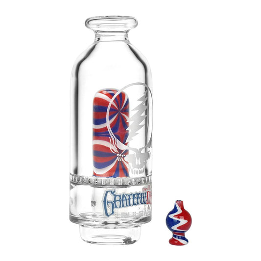 Grateful Dead x blast Stealie Attachment Set for Puffco Peak - 6" by Smoke Drop - view 2 | Buddy Brandz - alternate view | Buddy Brandz