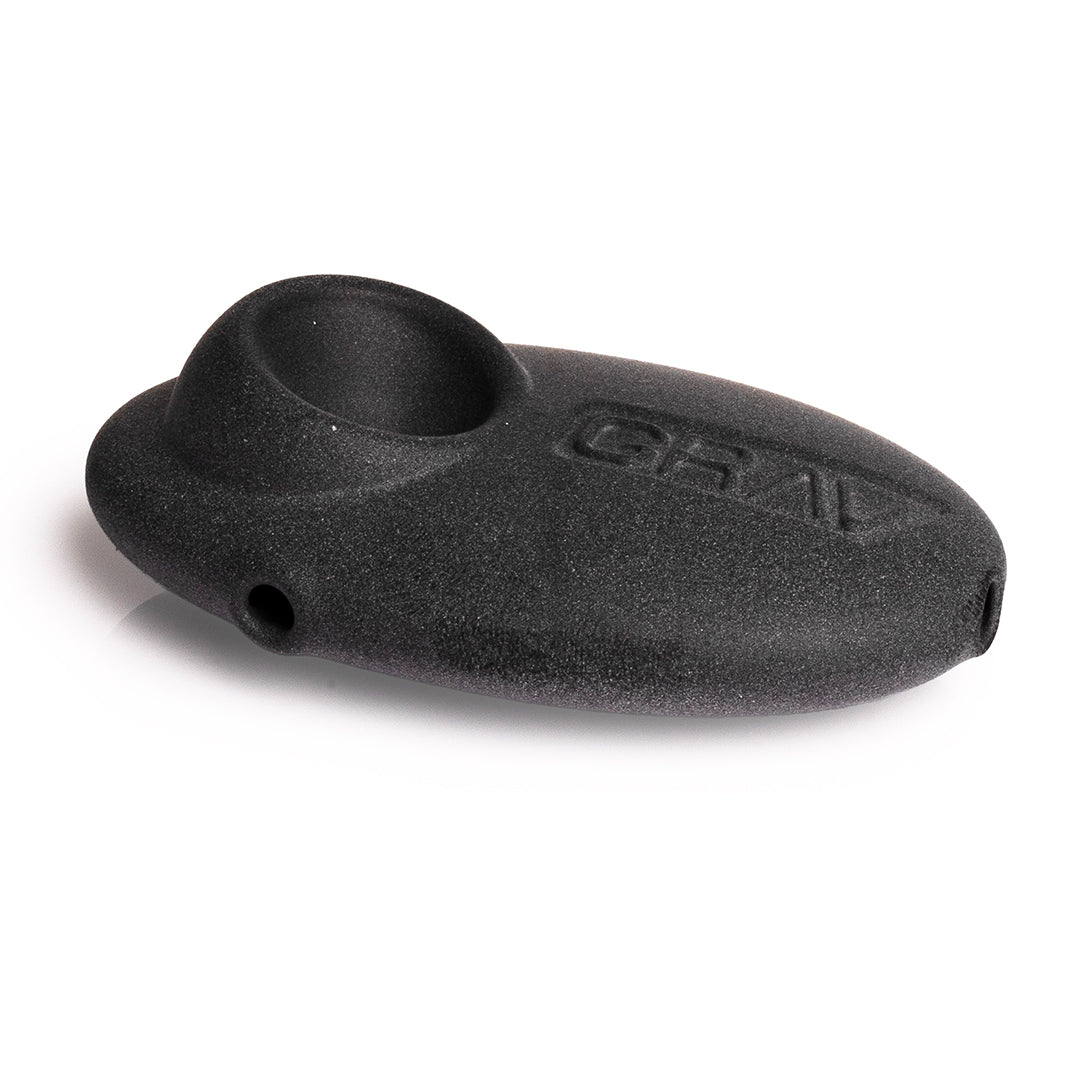 Grav Sandblasted Pebble Spoon Pipe by Smoke Drop - view 3 | Buddy Brandz