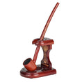 Load image into Gallery viewer, BUNDLE - Pulsar Shire Pipes ARAGORN Smoking Pipe & Middle-Earth Pipe Stand by Smoke Drop | Buddy Brandz
