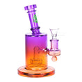 Load image into Gallery viewer, SeshGear Ombre Glass Water Pipe | 7.5" | 14mm F by Smoke Drop - view 3 | Buddy Brandz
