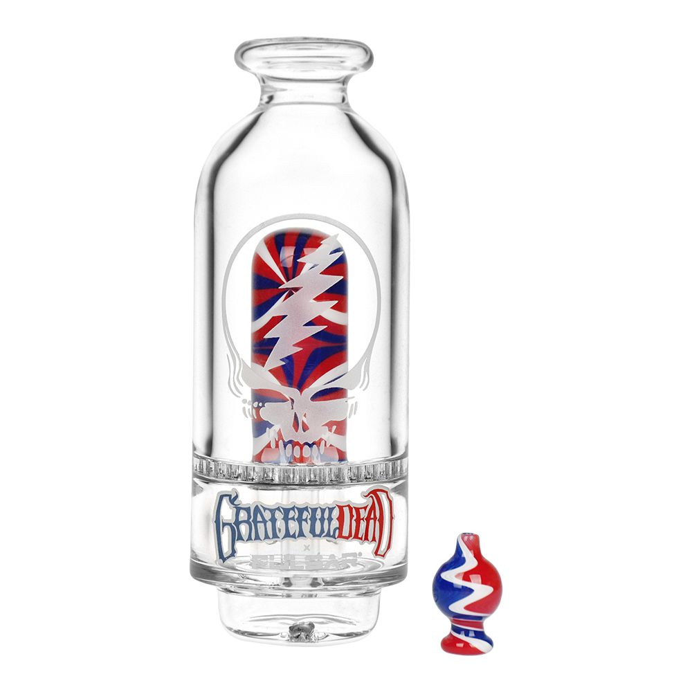 Grateful Dead x blast Stealie Attachment Set for Puffco Peak - 6" by Smoke Drop - view 4 | Buddy Brandz