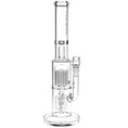 Laad de afbeelding in de Gallery-viewer, Pulsar Double Chamber Rocket Perc Chugger Glass Water Pipe - 15.25" / 14mm F
