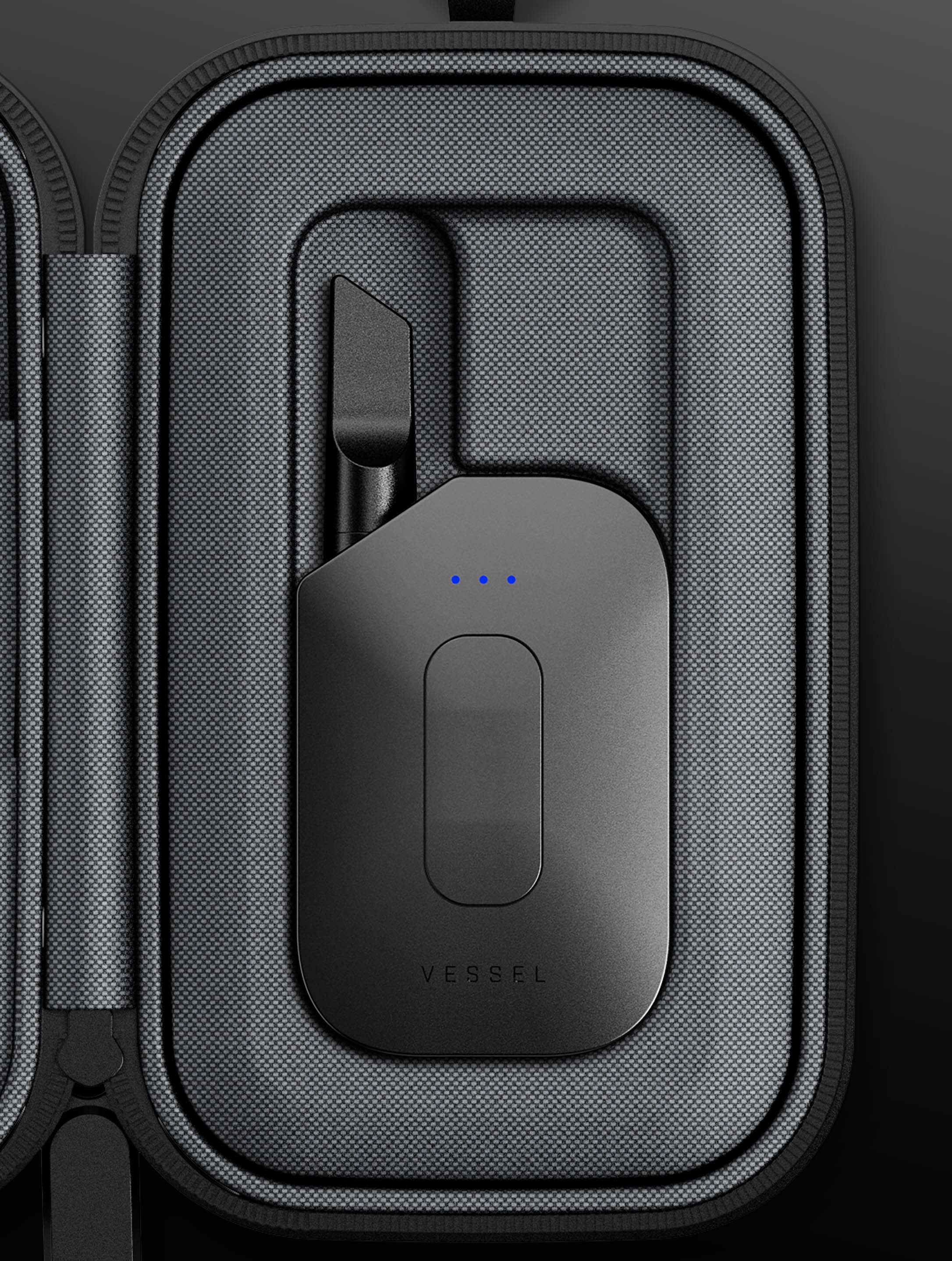 Vessel Compass Hub Case [Black] by Smoke Drop - view 6 | Buddy Brandz