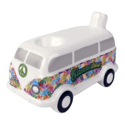 Wacky Bowlz Cannabus Ceramic Pipe - 4.5" by Smoke Drop | Buddy Brandz | Buddy Brandz