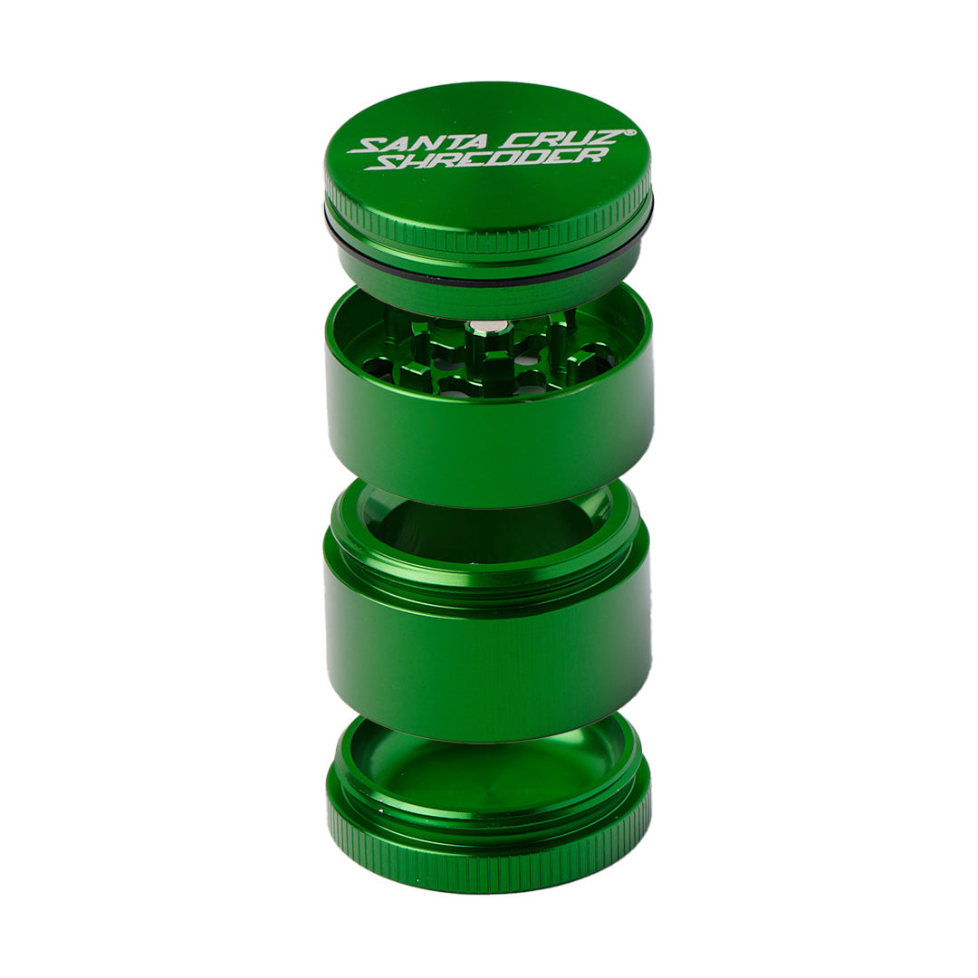 Santa Cruz Shredder Medium 4-Piece Grinder by Smoke Drop - view 9 | Buddy Brandz