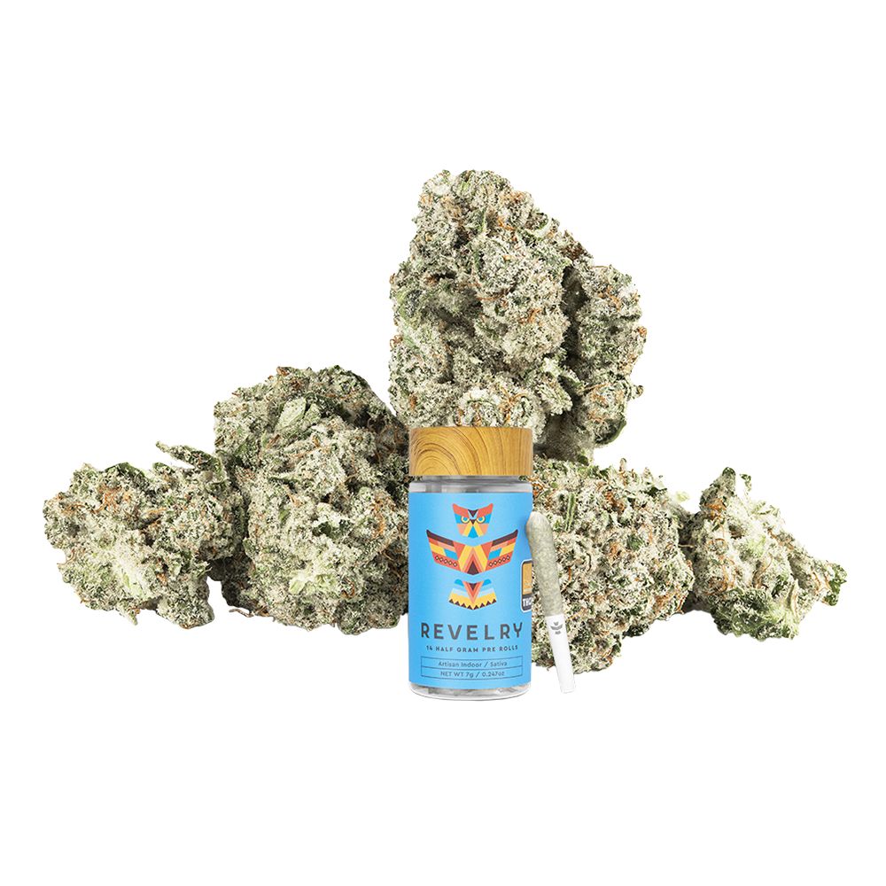 Revelry Premium Indoor THCA Pre-Rolls | 0.5g | 14pc Pack by Smoke Drop - view 11 | Buddy Brandz