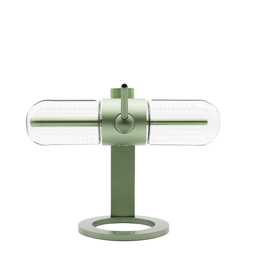 Stündenglass Gravity Infuser - Olive Green | 360° Gravity Hookah - alternate view | Buddy Brandz
