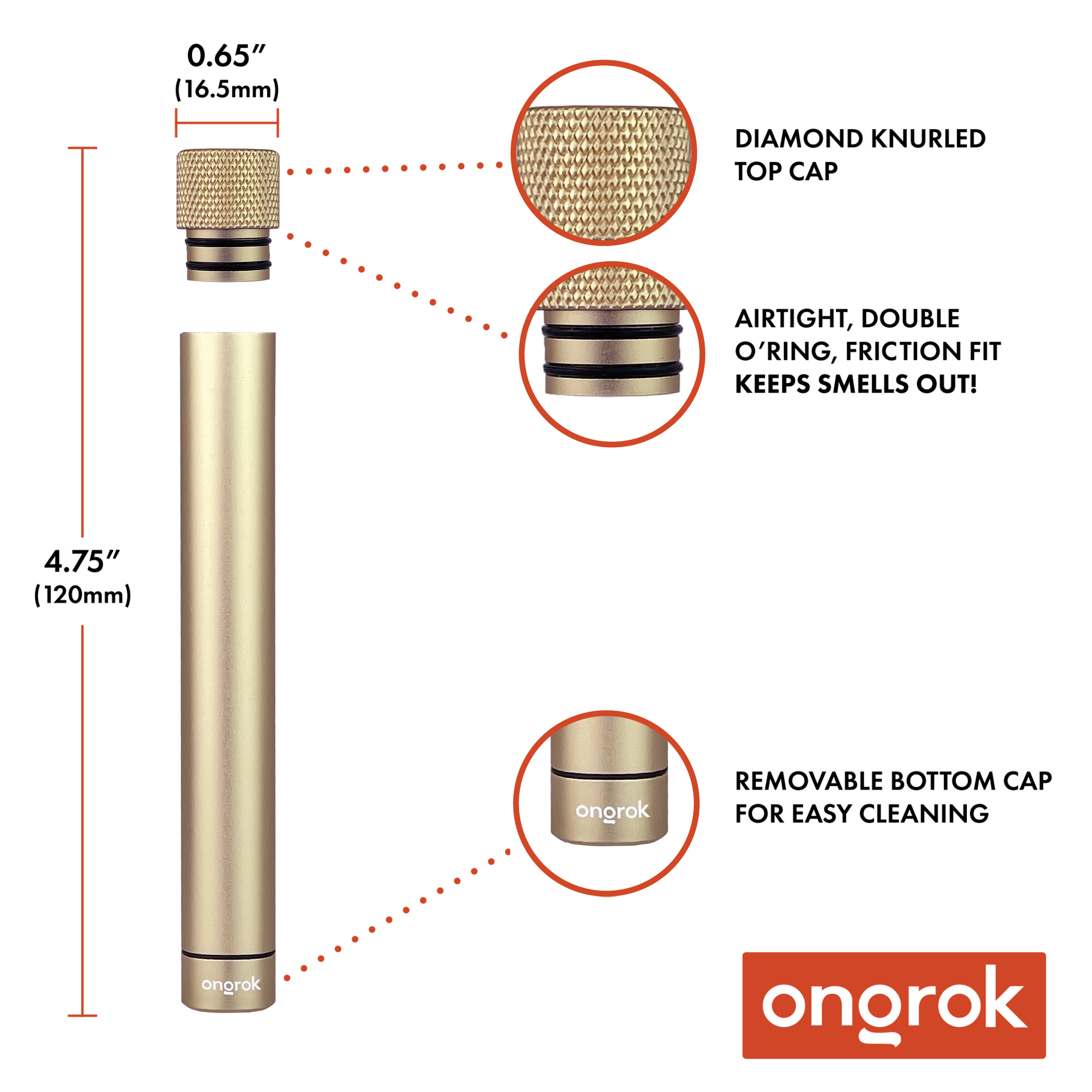 Ongrok Premium Storage Tube | Single by Smoke Drop - view 15 | Buddy Brandz