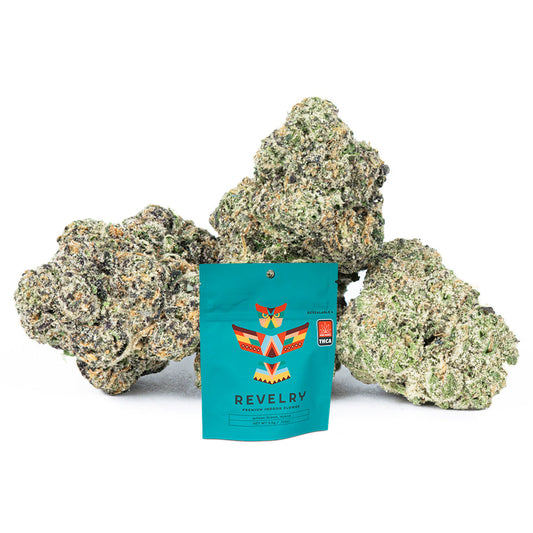 Revelry Pink Guava THCA Flower (AAA Indoor) by Smoke Drop | Buddy Brandz | Buddy Brandz