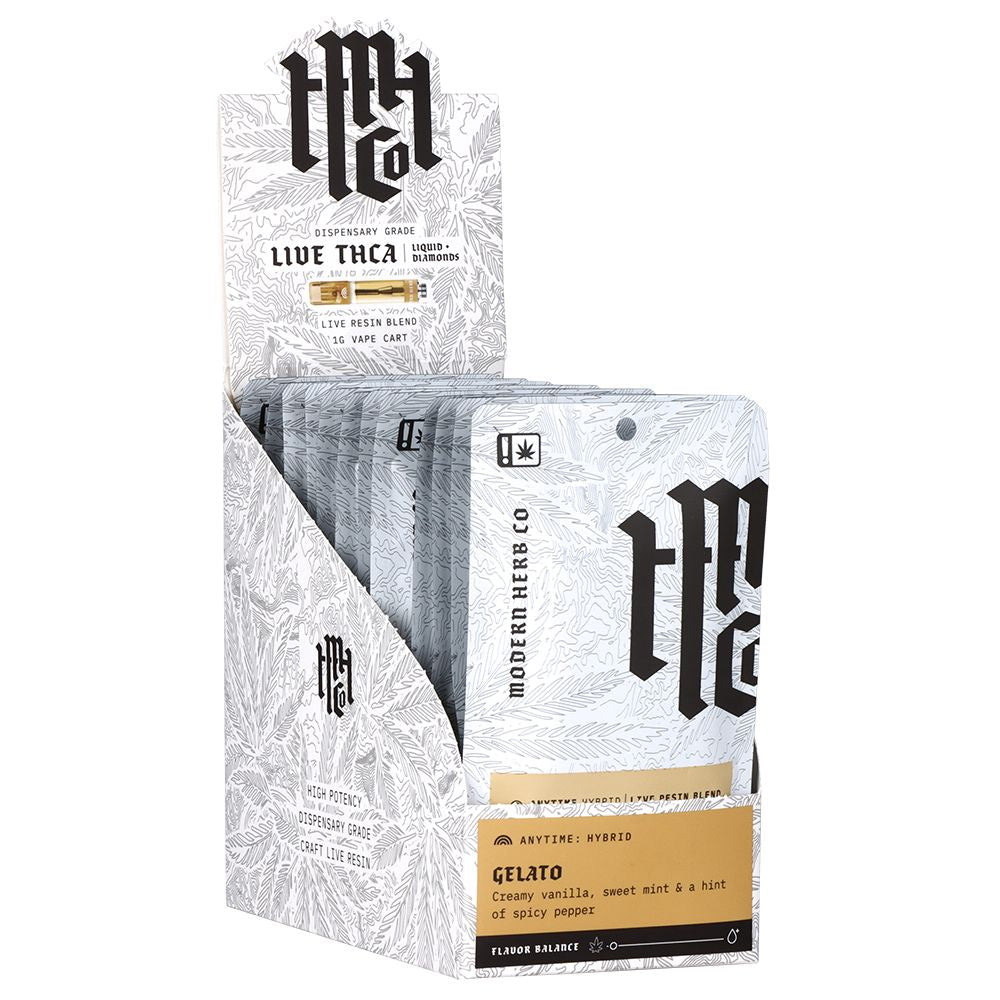 Modern Herb Co Liquid Diamonds THCA Cartridge - 1g 12ct by Smoke Drop - view 5 | Buddy Brandz