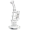 Laad de afbeelding in de Gallery-viewer, Pulsar 12 Arm Perc Chugger Glass Water Pipe - 10" / 14mm F

