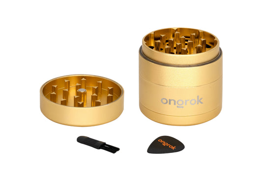 Ongrok Mini 4 Piece EZ Grinder (2.2 inch) by Smoke Drop - view 2 | Buddy Brandz - alternate view | Buddy Brandz