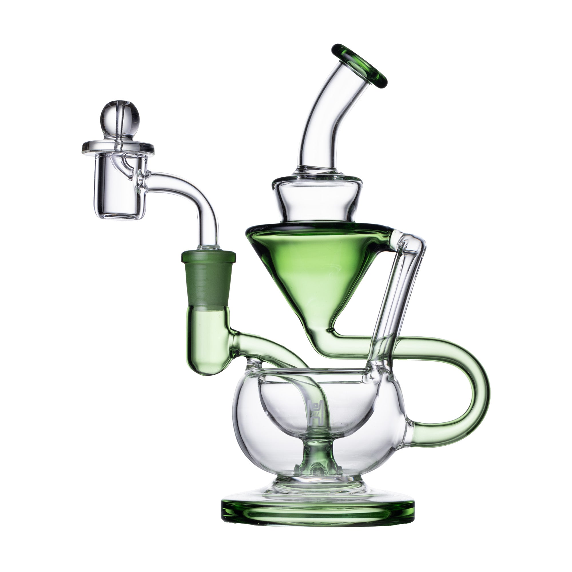 Human Grade 8" Recycler by Smoke Drop | Buddy Brandz