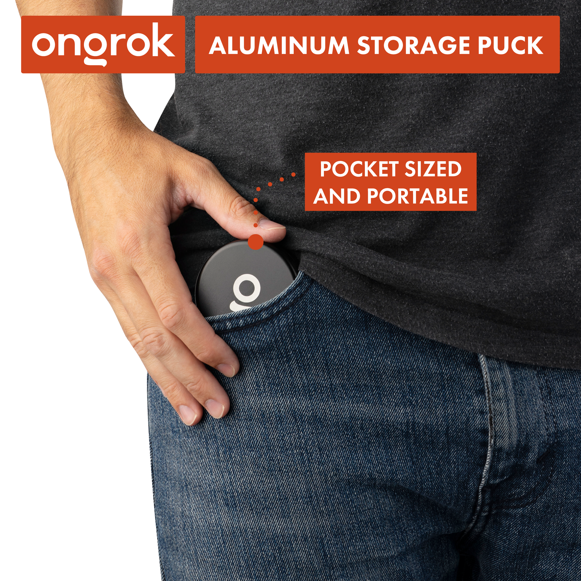 Ongrok Aluminum Storage Puck by Smoke Drop - view 13 | Buddy Brandz