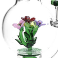 Load image into Gallery viewer, Pulsar Chill Flowerz Glass Water Pipe - 12" by Smoke Drop - view 2 | Buddy Brandz
