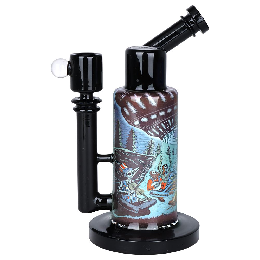 Grateful Dead x Pulsar Inside Print Water Pipe - 8.5" / UFO Jam by Smoke Drop - view 3 | Buddy Brandz