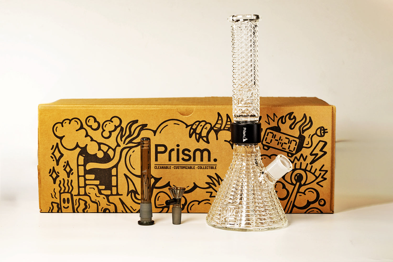 Jane West x Prism Bong - Clear by Jane West - view 10 | Buddy Brandz