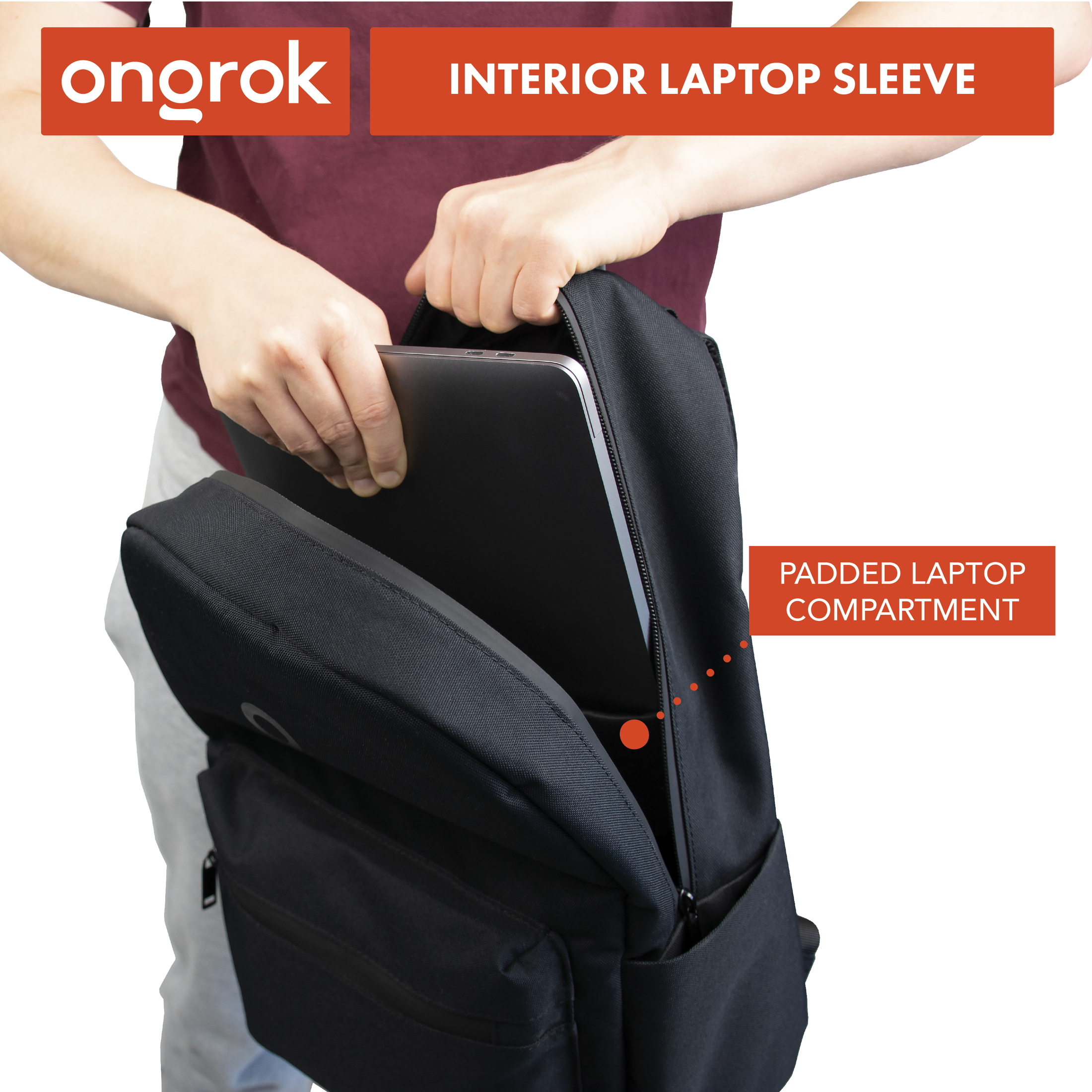 Ongrok Carbon-lined Backpack Smell Proof by Smoke Drop - view 4 | Buddy Brandz