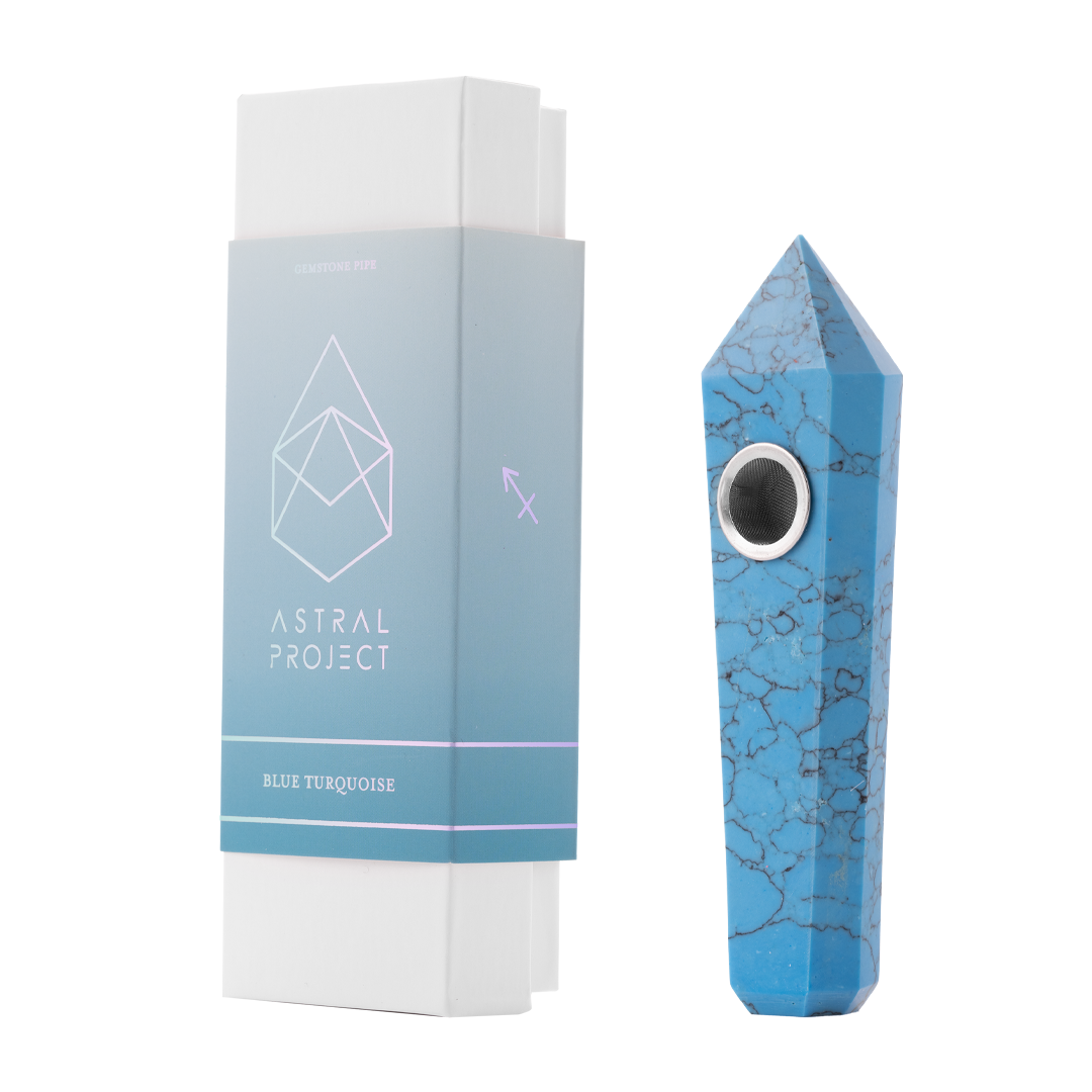 Astral Project Gemstone Pipe by Smoke Drop | Buddy Brandz