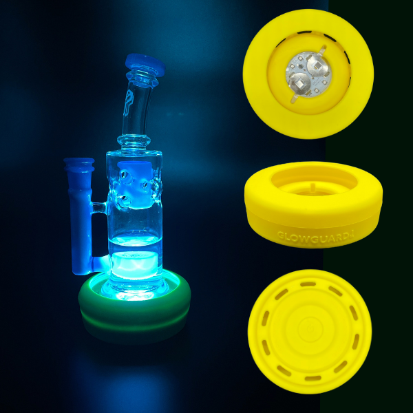Bong Base Bumper USB Rechargeable 3in-4.25in Bases Silicone Fits Variety of Shapes by Smoke Drop - view 24 | Buddy Brandz