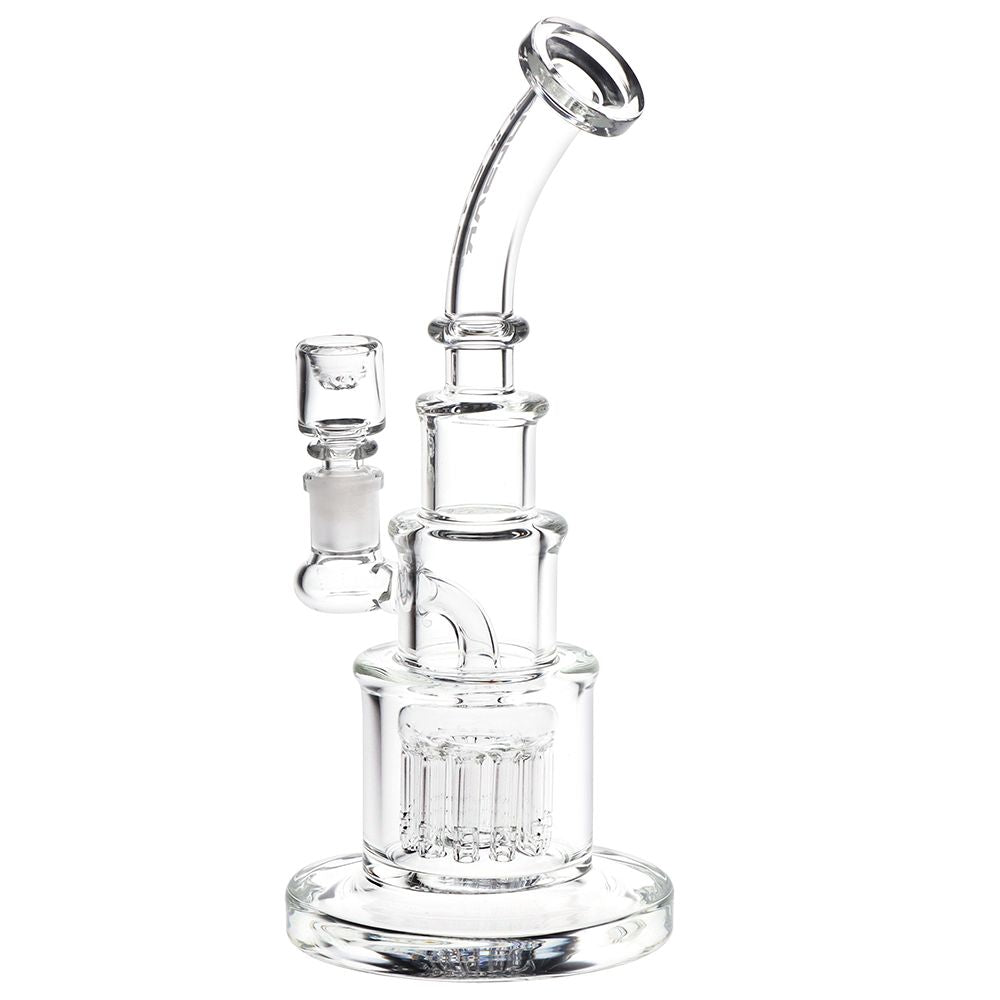 Pulsar 12 Arm Perc Chugger Glass Water Pipe - 10" / 14mm F