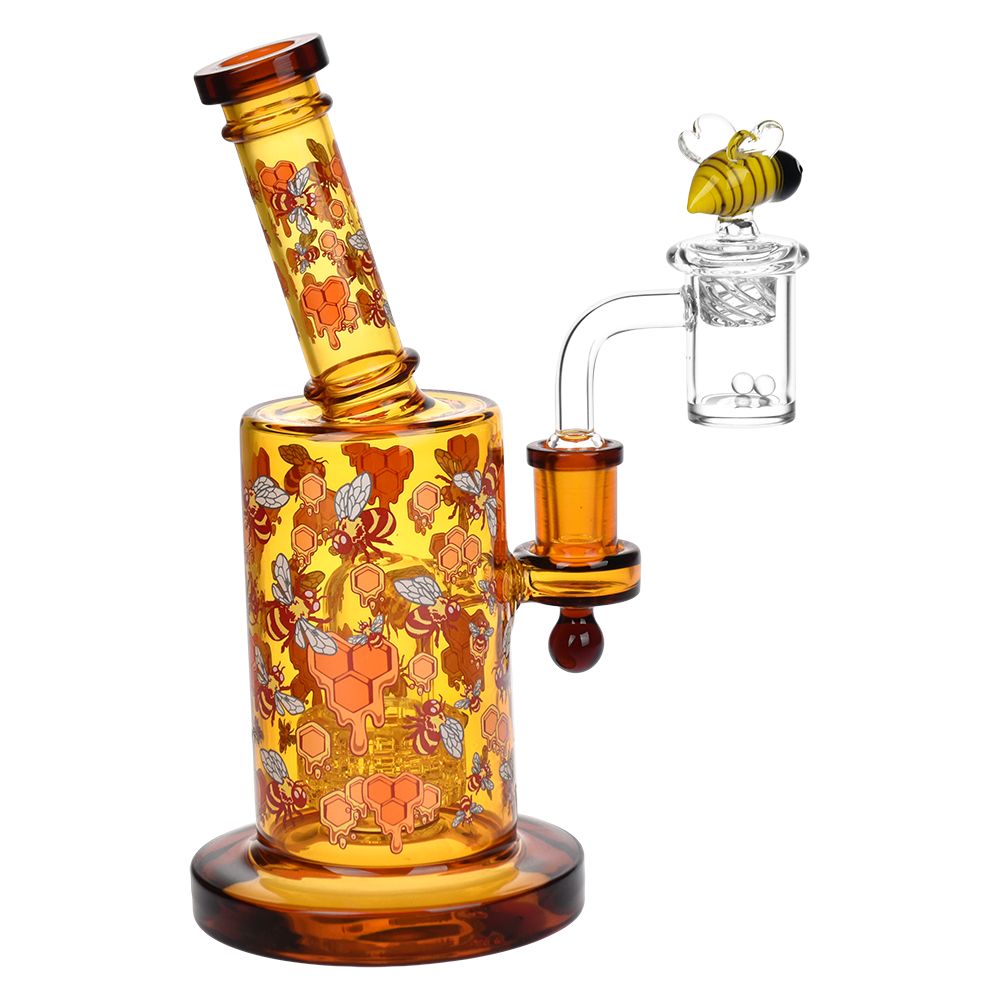 Pulsar Greatest Hits Series Glow Dab Rig Kit / 8" by Smoke Drop - view 4 | Buddy Brandz