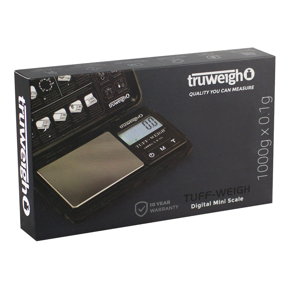 Truweigh Tuff-Weigh Mini Scale | 1000g x 0.1g by Smoke Drop - view 5 | Buddy Brandz