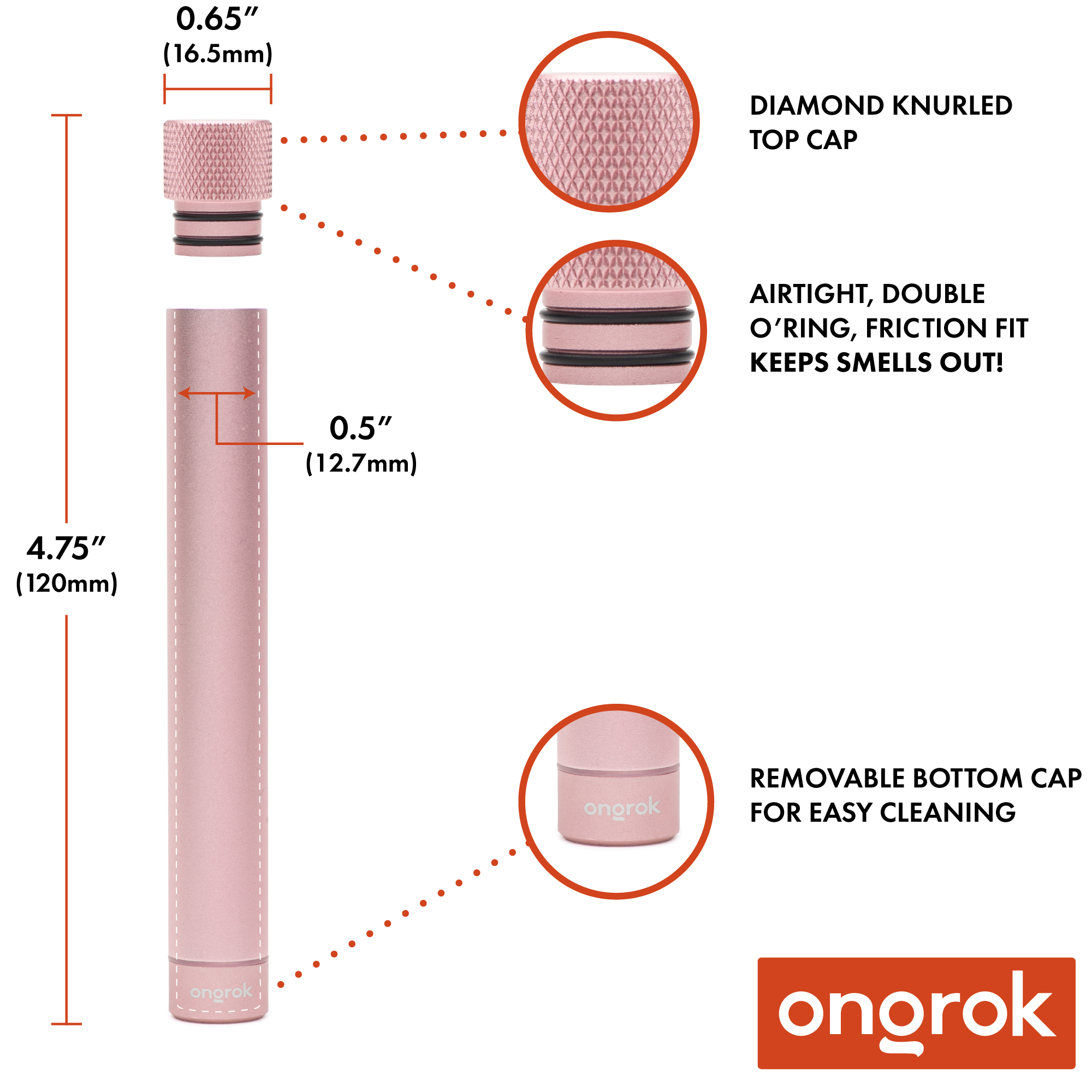 Ongrok Premium Storage Tube | Single by Smoke Drop - view 4 | Buddy Brandz