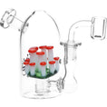 Load image into Gallery viewer, Pulsar Mushroom Mini Glass Dab Rig - 4.75" by Smoke Drop - view 2 | Buddy Brandz
