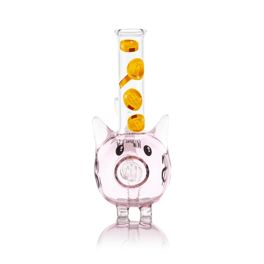 HEMPER - Piggy Bank Bong 7" by Smoke Drop | Buddy Brandz | Buddy Brandz