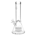 Load image into Gallery viewer, Pulsar 30-Arm Perc Glass Beaker Water Pipe | 14mm F by Smoke Drop - view 3 | Buddy Brandz
