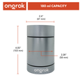 Load image into Gallery viewer, Ongrok Aluminum Metal Storage Jar by Smoke Drop - view 13 | Buddy Brandz
